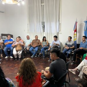 Reunión del intendente Chiarella con vecinalistas para proyectar acciones en el 2024