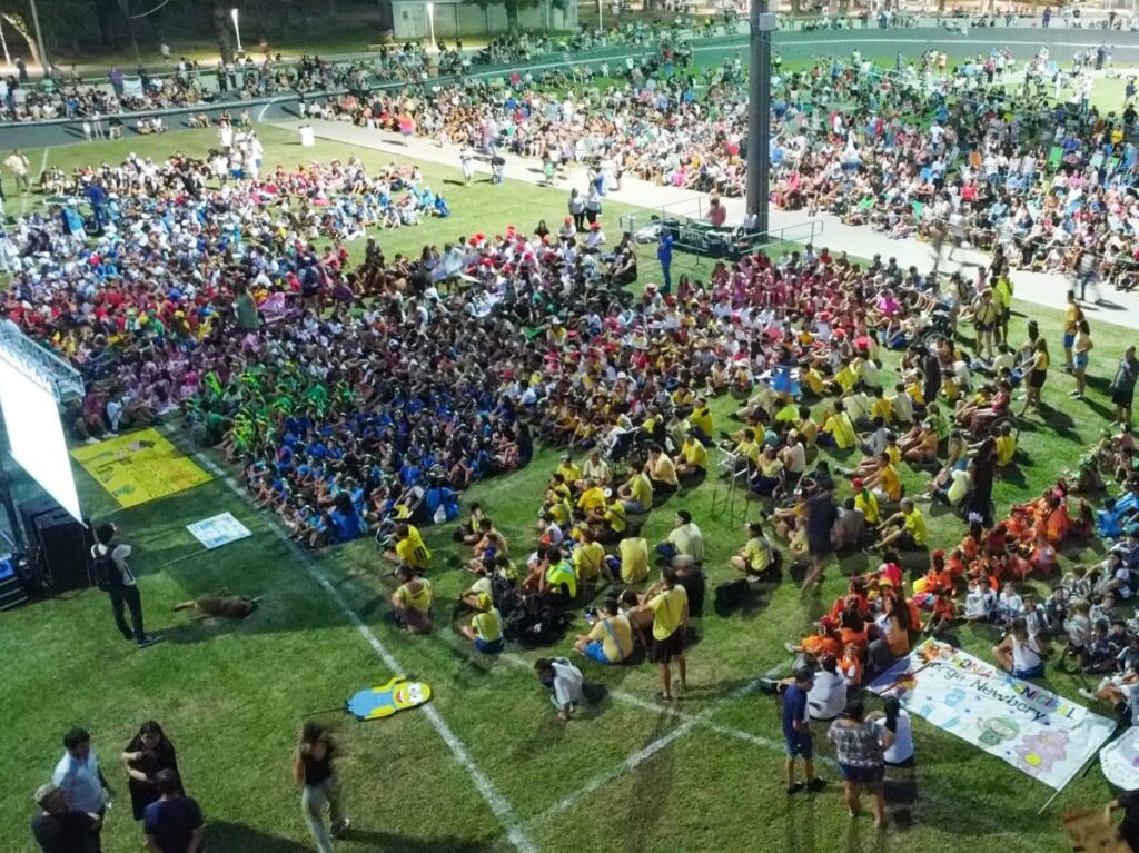 Gran cierre de las 11 colonias municipales en el velódromo del Parque Municipal