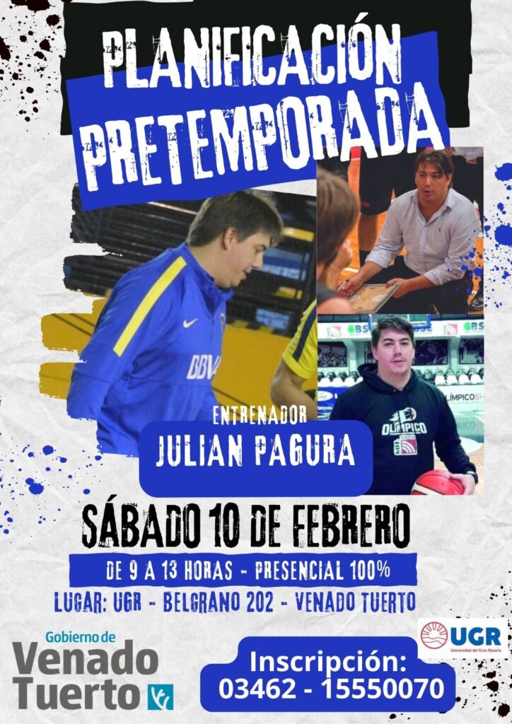Curso de Planificación de Pretemporada a cargo del entrenador venadense Julián Pagura