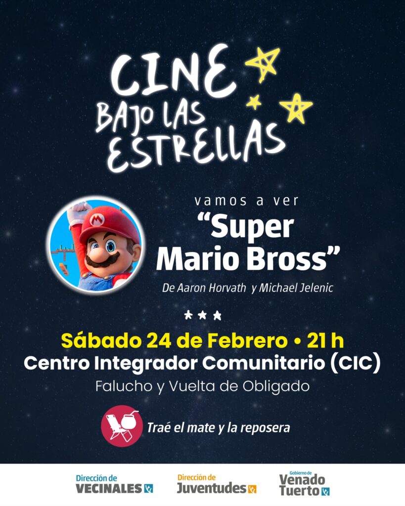 “Cine Bajo las Estrellas” en el CIC