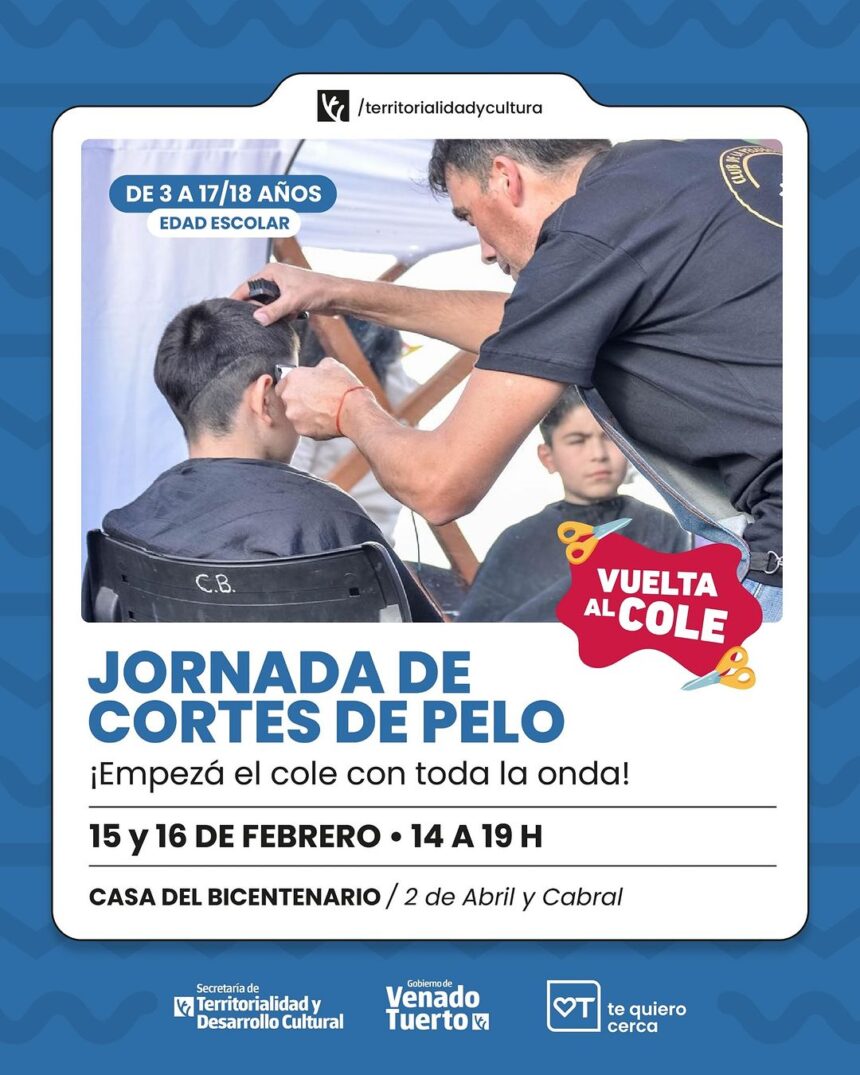 Vuelta al cole. Jornadas de corte de pelo gratuito para estudiantes