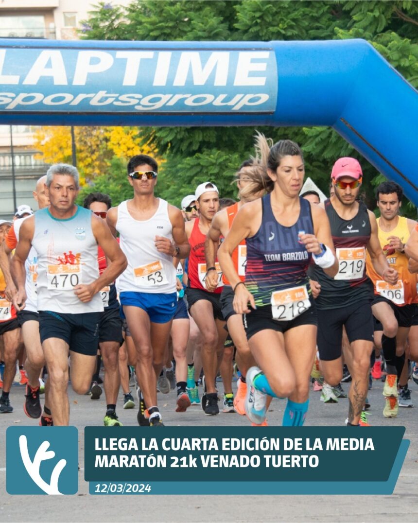 Llega la cuarta edición de la Media Maratón 21k Venado Tuerto