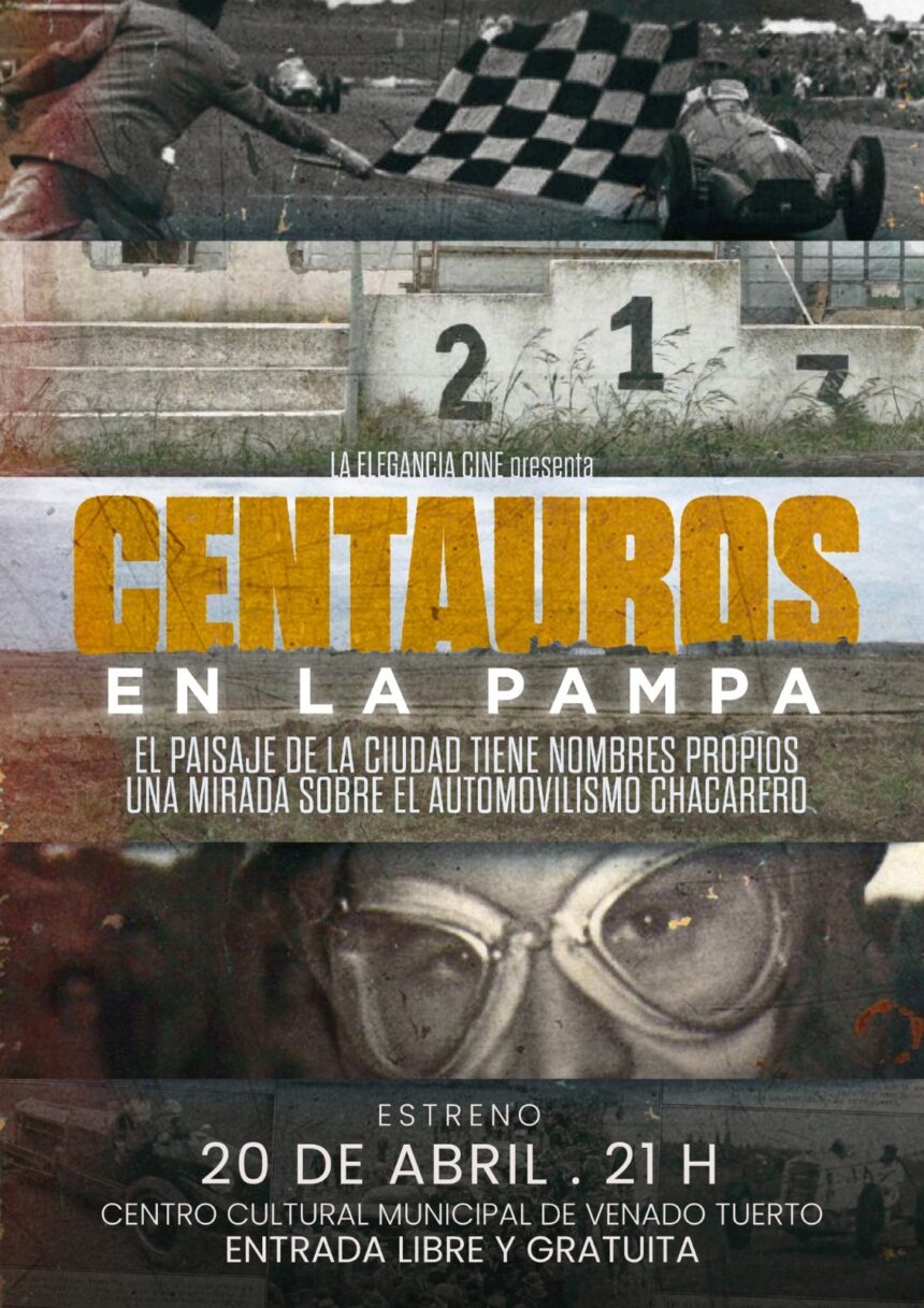 El Cultural presenta “Centauros en la Pampa”, documental sobre el automovilismo chacarero