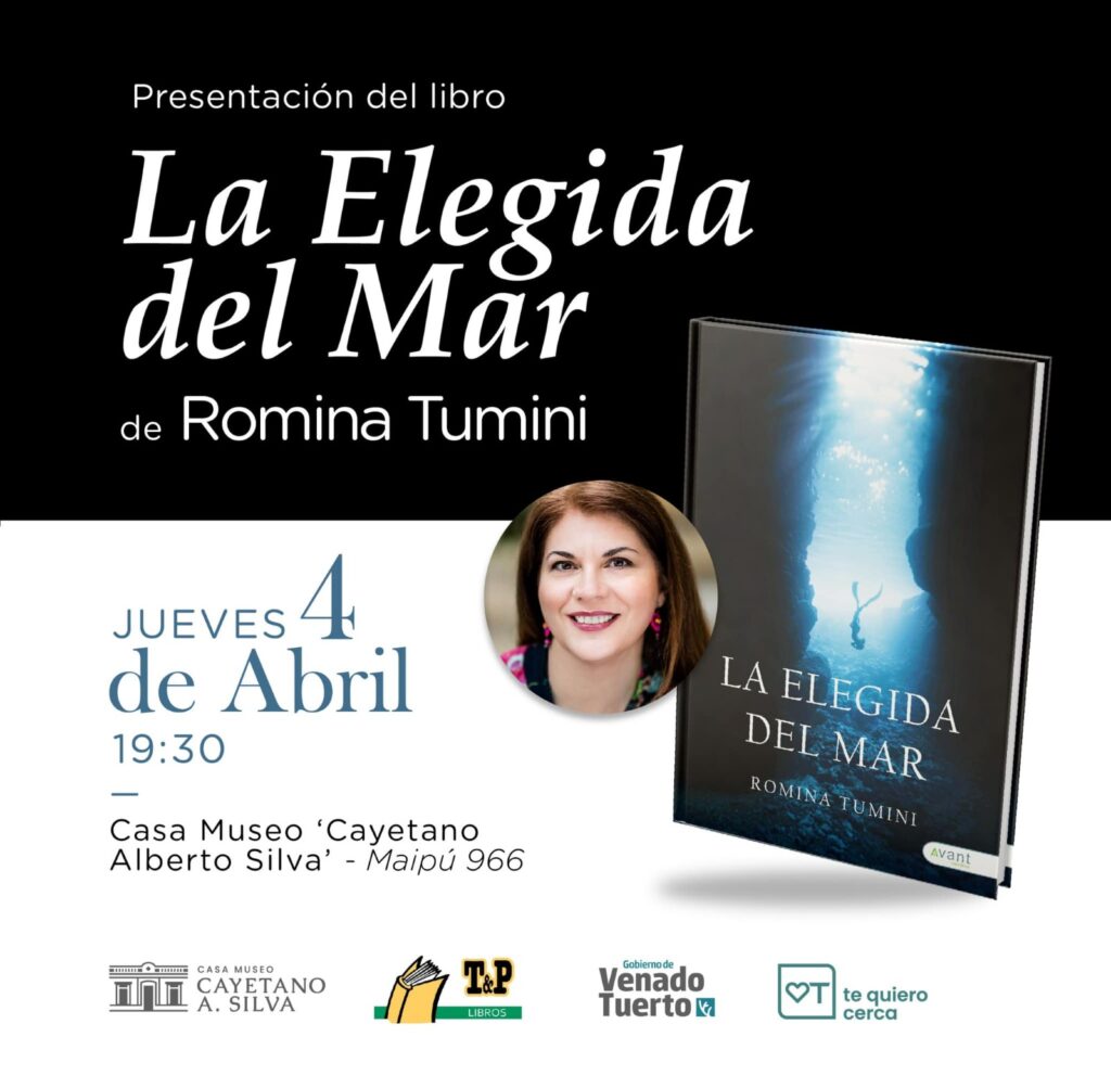 Romina Tumini presenta su libro “La elegida del mar” en la Casa Museo