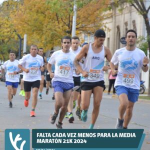 Falta cada vez menos para la Media Maratón Venado Tuerto 21k 2024