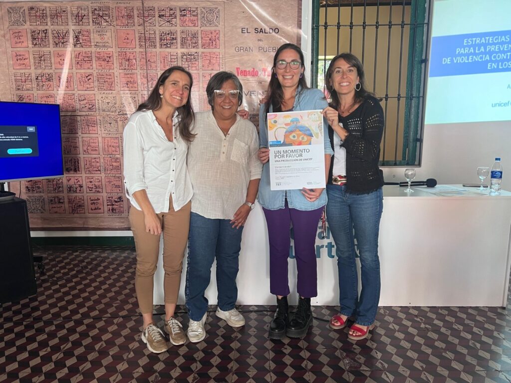 Unicef Argentina destacó a “Nuestros Patios Susurran para Infancias” como experiencia inspiradora en la Protección de los Derechos de Niños, Niñas y Adolescentes