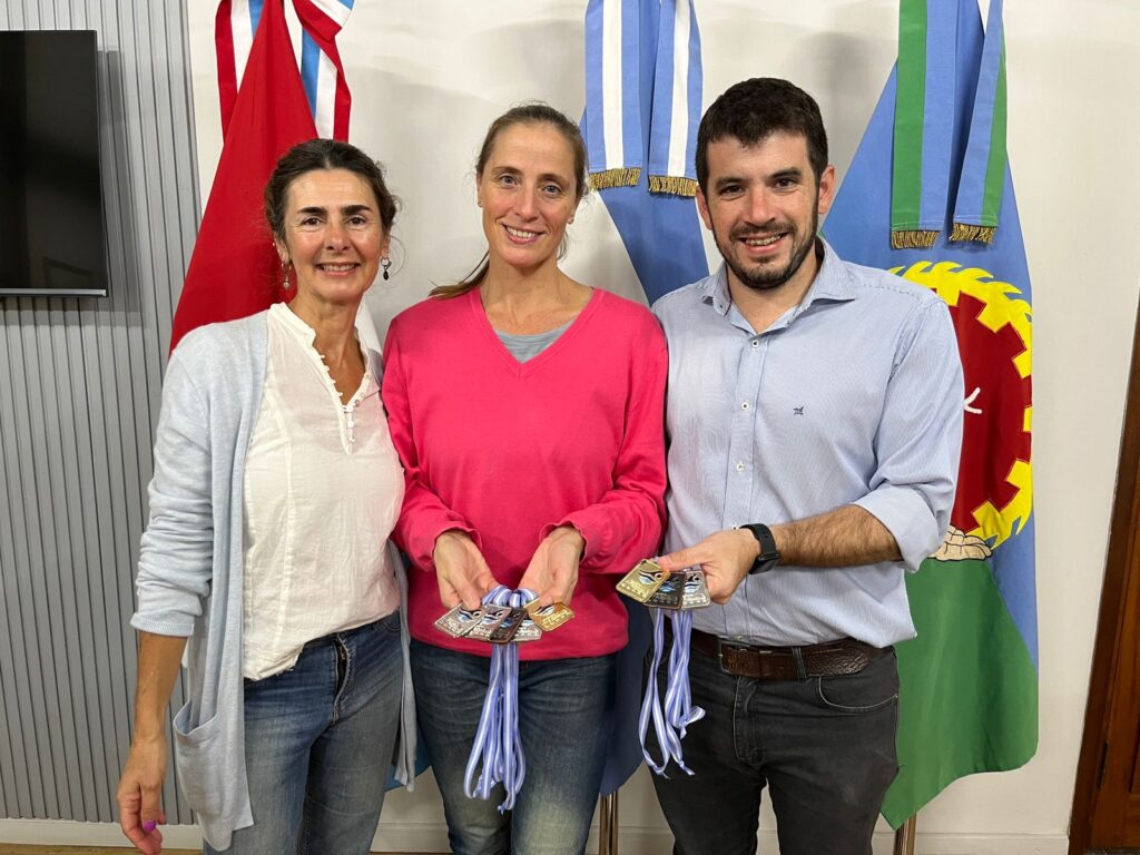 El intendente recibió a la destacada nadadora Patricia Dunne