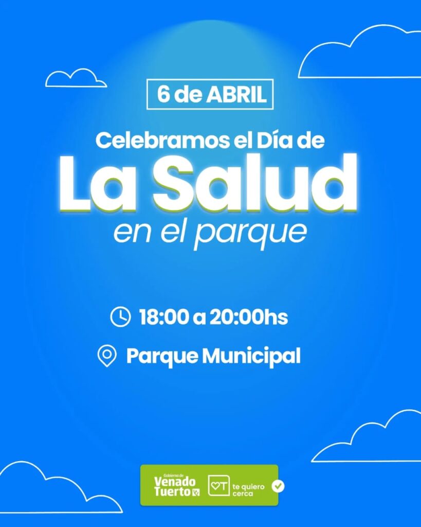 Actividades en el Parque Municipal por el Día Mundial de la Salud