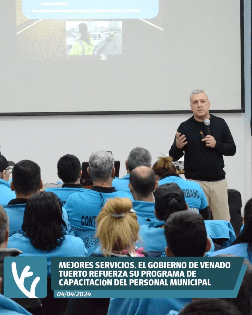 El gobierno de Venado Tuerto refuerza su programa de capacitación del personal municipal