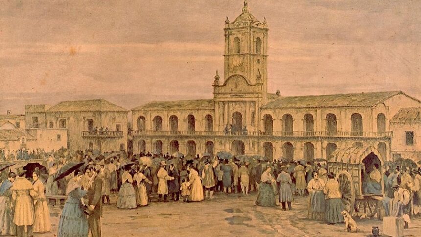 Acto Oficial en Plaza San Martín en el 214 Aniversario de la Revolución de Mayo