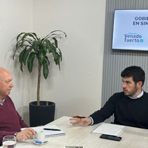 El intendente Chiarella recibió al secretario de Desarrollo Industrial de la provincia