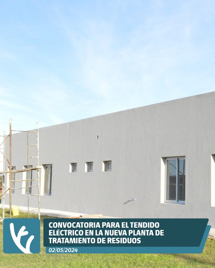 Convocatoria para el tendido eléctrico en la Nueva Planta de Tratamiento de Residuos