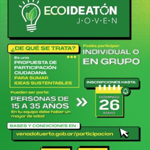 Lanzan convocatoria para el Ecoideaton Joven 2024, que promueve ideas sustentables para la ciudad