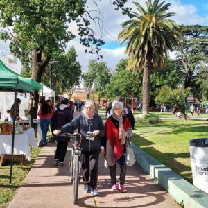 Gran convocatoria del Paseo de la Ciudad en plaza Sarmiento