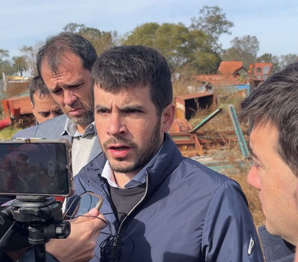 Lucha contra el delito: Se clausuró chatarrería que compraba cobre robado y se compactan más de 300 toneladas de chatarra