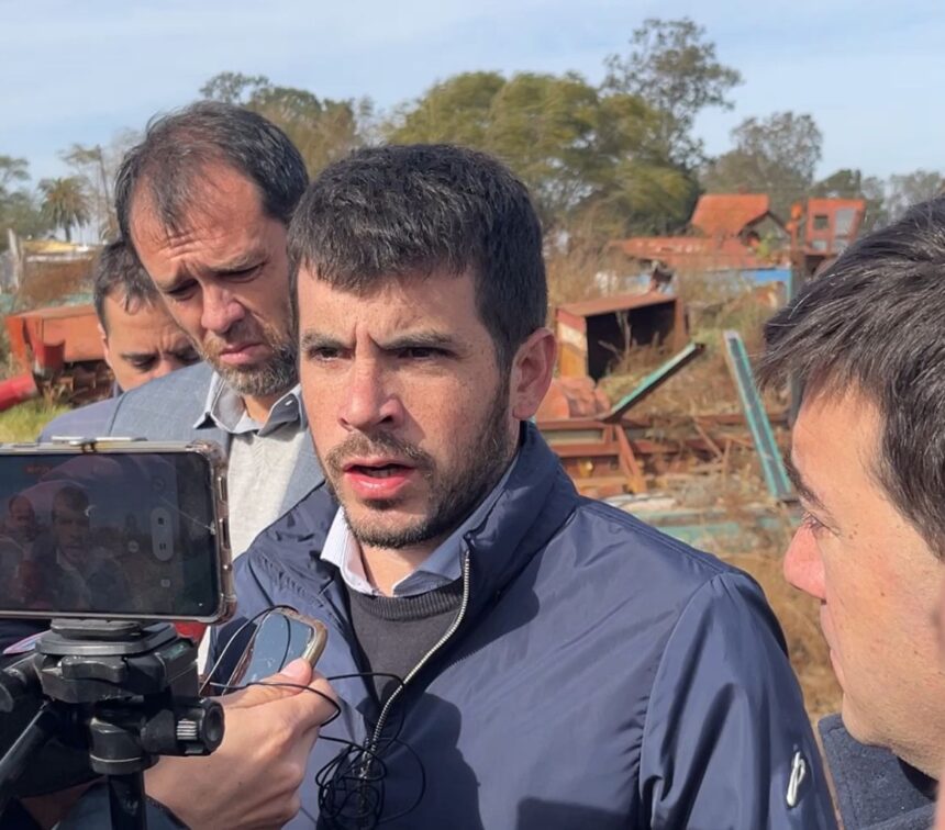 Lucha contra el delito: Se clausuró chatarrería que compraba cobre robado y se compactan más de 300 toneladas de chatarra
