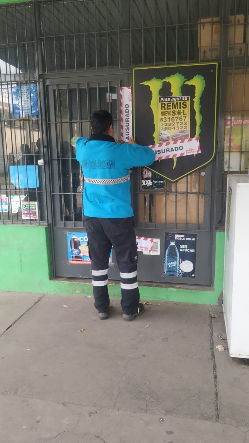 Clausuraron tres comercios por incumplimientos normativos