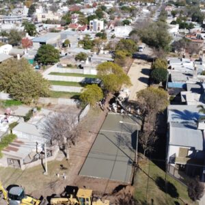 Sigue creciendo la red vial pavimentada en el barrio Norte