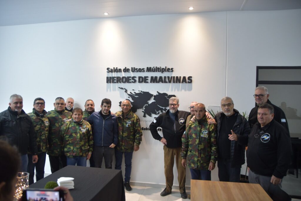 Quedó inaugurado el SUM para instituciones “Héroes de Malvinas”