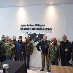 Quedó inaugurado el SUM para instituciones “Héroes de Malvinas”