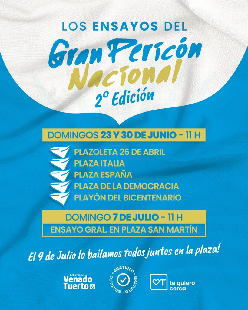 Comienzan los ensayos para la segunda edición del Gran Pericón Nacional
