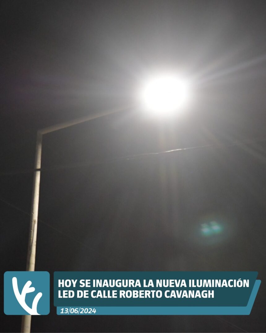 Hoy se inaugura la nueva iluminación LED de calle Roberto Cavanagh Hoy se inaugura la nueva iluminación LED de calle Roberto Cavanagh