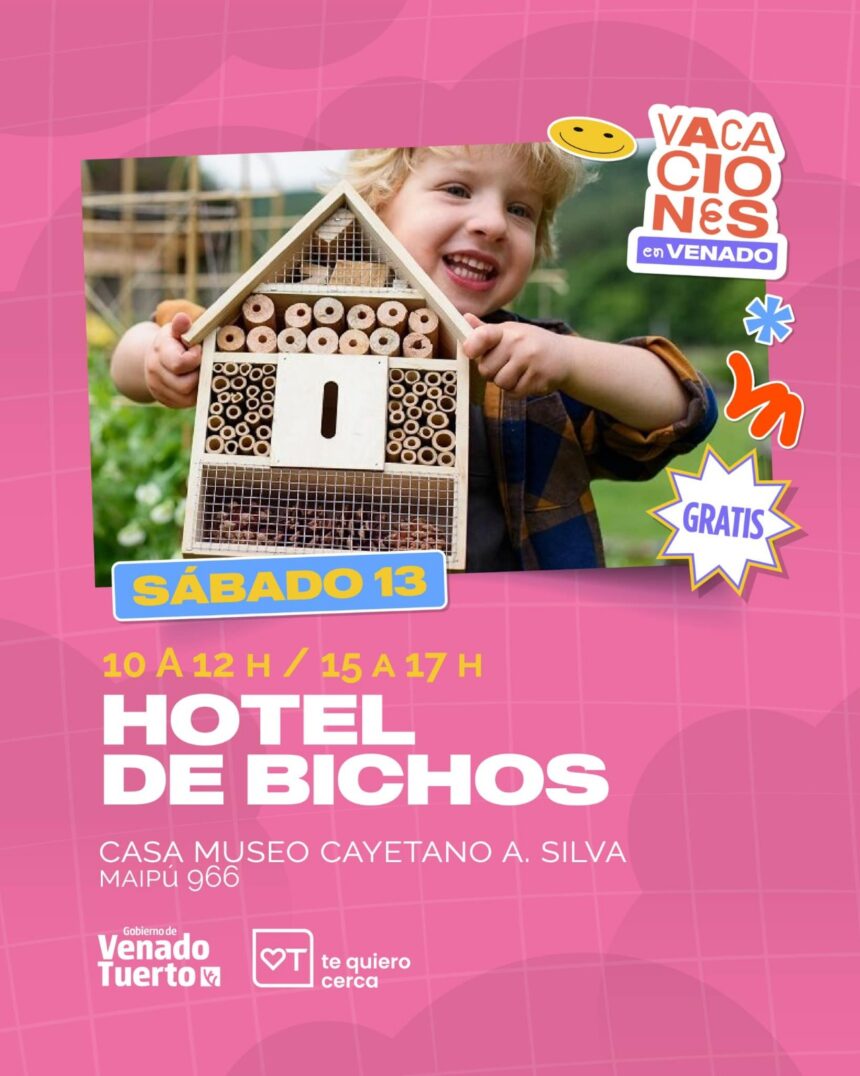 Vacaciones de invierno: Hotel de Bichos en la Casa Museo Cayetano Silva