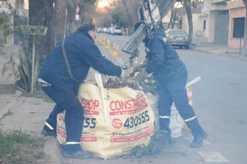Recolección de restos verdes y de obra- Zona 3