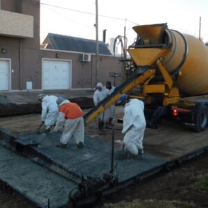 Obras Públicas: doble hormigonado de calles en barrio San José Obrero