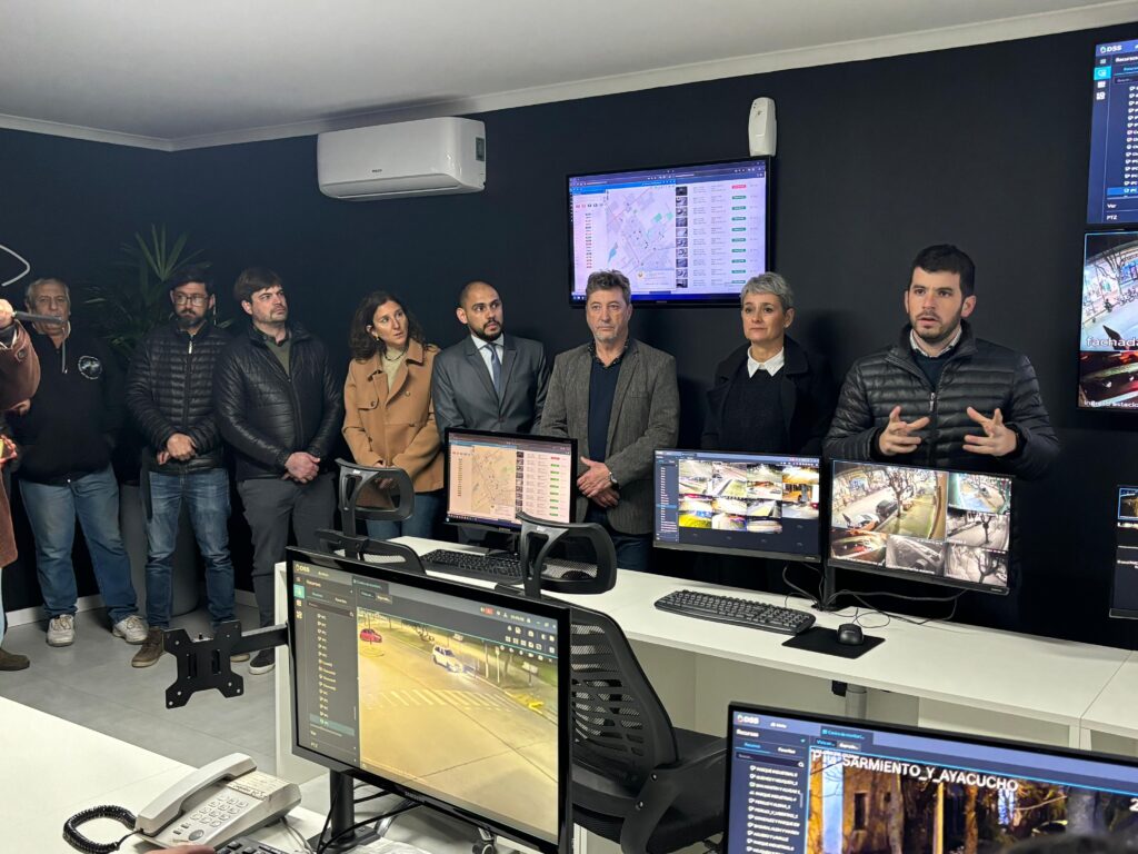 Chiarella inauguró la ampliación del Centro de Monitoreo municipal