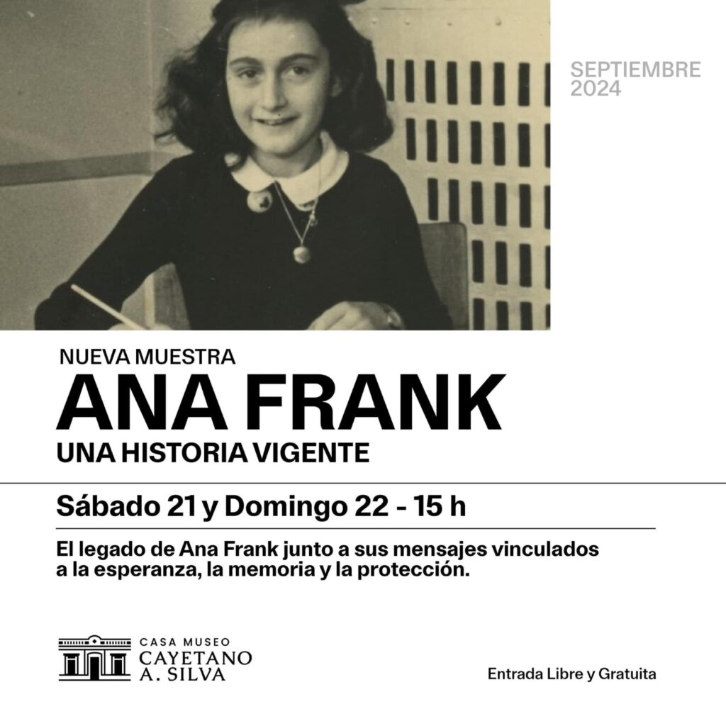 Muestra de “Ana Frank: una historia vigente” en el Museo Cayetano Silva