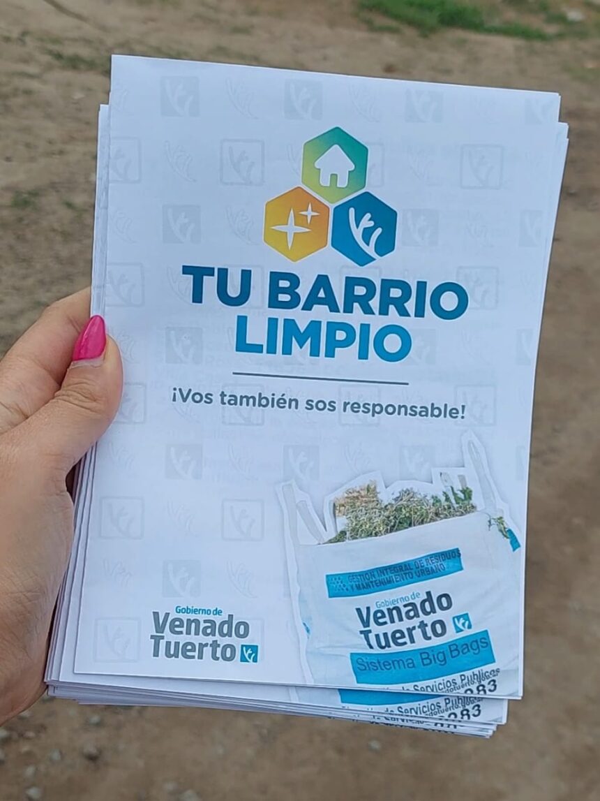 Ya está en marcha “Tu Barrio Limpio”, el programa que promueve la higiene urbana desde el compromiso ciudadano