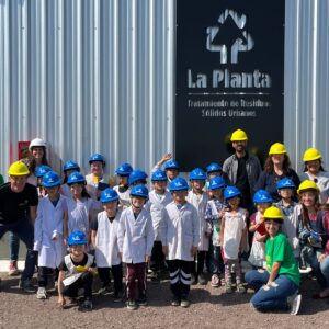 Dos escuelas primarias inauguraron las visitas a la Nueva Planta de Tratamiento de Residuos