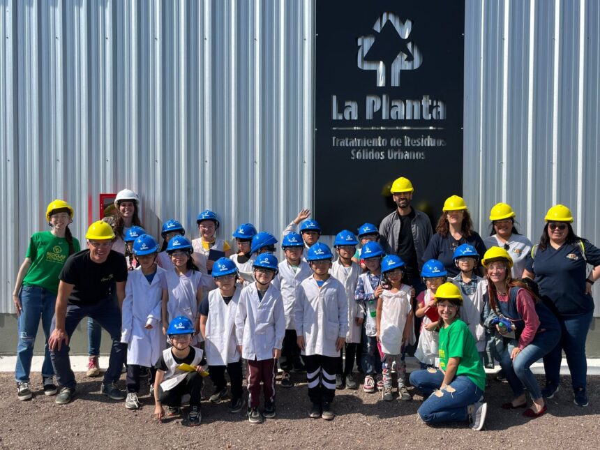 Dos escuelas primarias inauguraron las visitas a la Nueva Planta de Tratamiento de Residuos