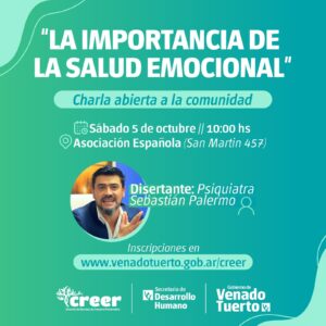 El programa Creer invita a una charla abierta sobre “La importancia de la salud emocional”