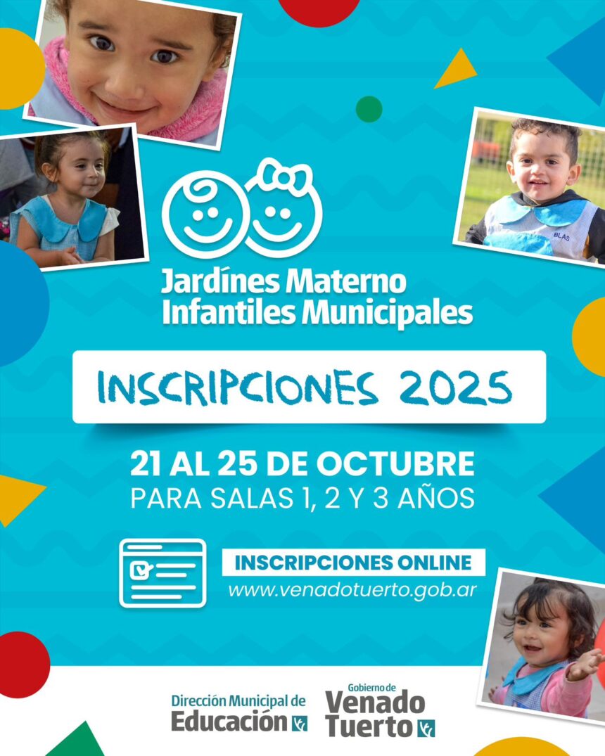 El Gobierno municipal ya tiene abierta la inscripción para sus ocho jardines materno infantiles