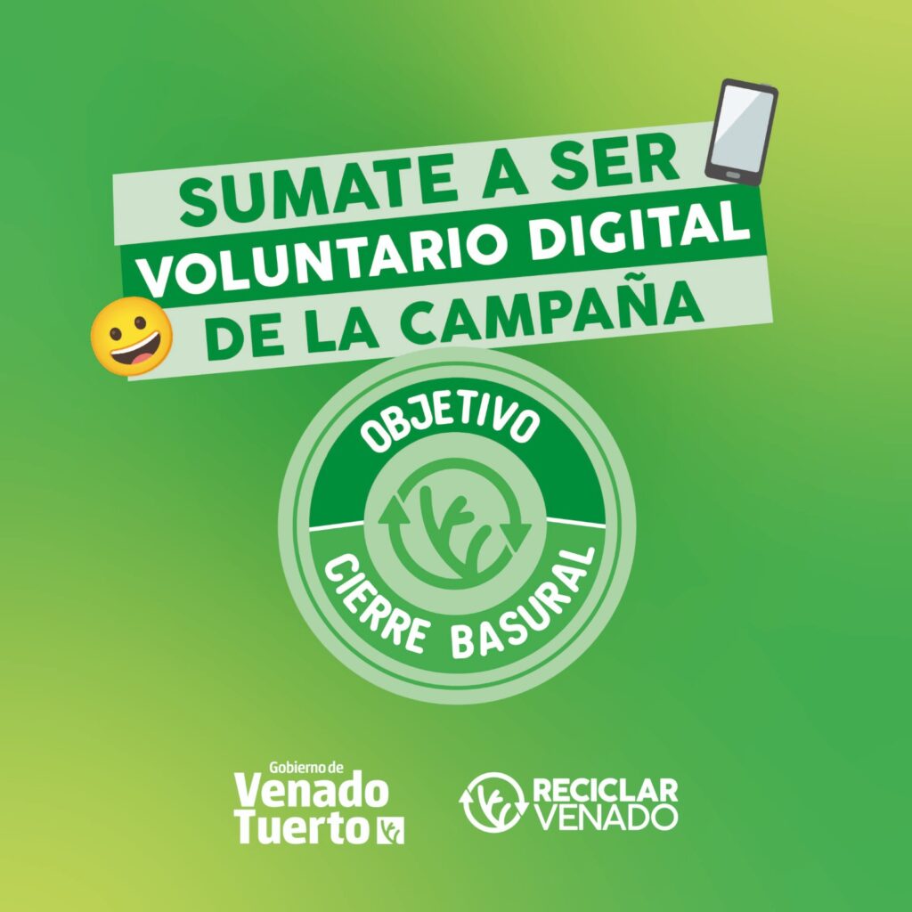Objetivo Cierre Basural ya cuenta con más de 500 voluntarios digitales