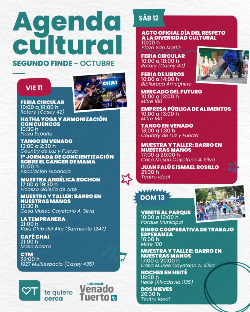 Con feriado de por medio, la ciudad se prepara para disfrutar de una amplia agenda de fin de semana
