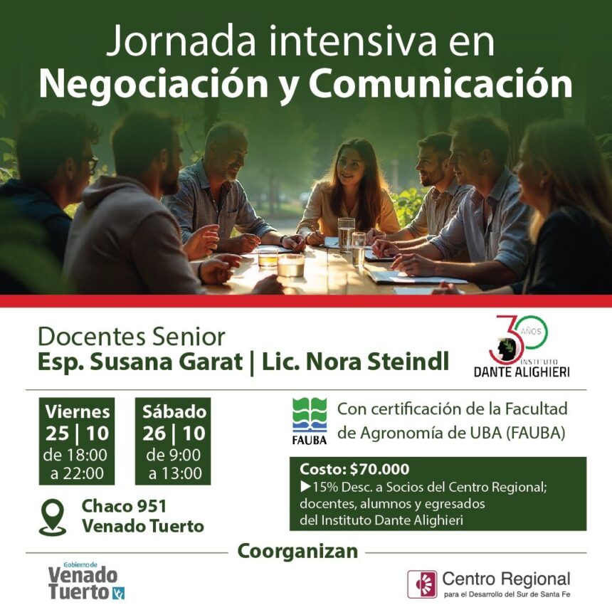Jornada Intensiva en Negociación y Comunicación