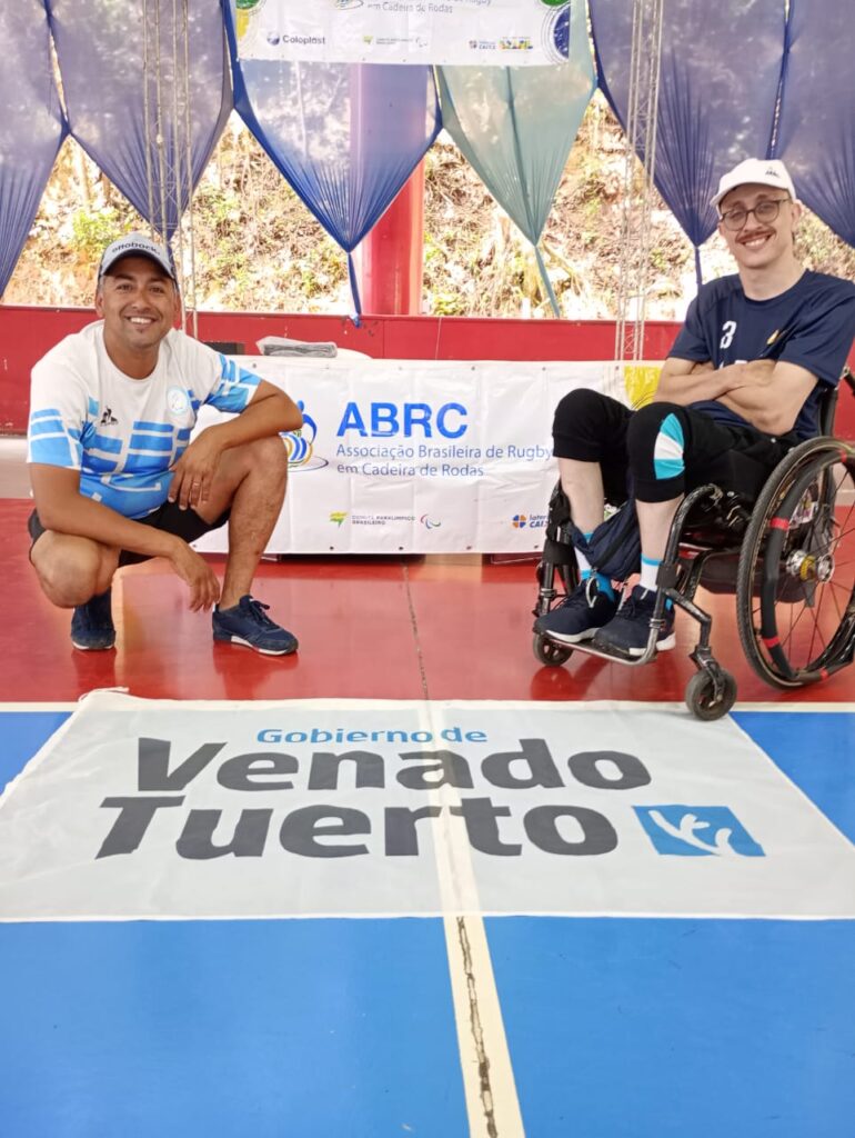 Bandini y Lucero participan en Brasil del Cuatro Naciones de Rugby Adaptado