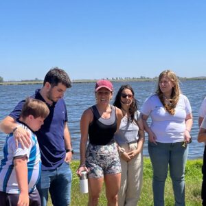 Galnares: “Junto a un centenar de venadenses forestamos la Laguna El Hinojo”
