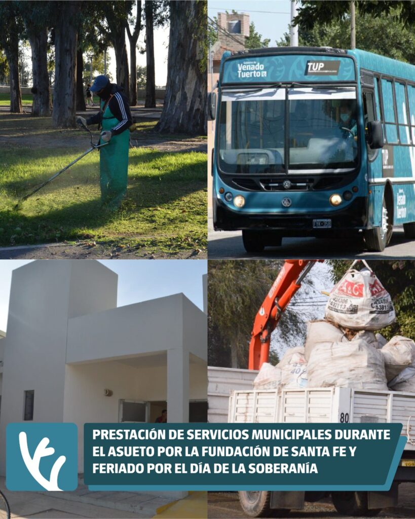 Prestación de Servicios Municipales durante el asueto por la fundación de Santa Fe y feriado Día de la Soberanía