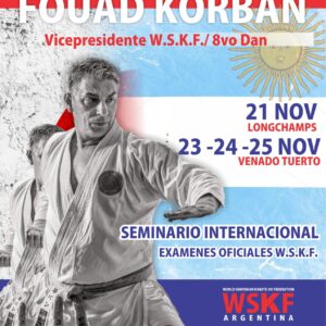 Encuentro del intendente Chiarella con el Sensei Korban, destacado karateca internacional