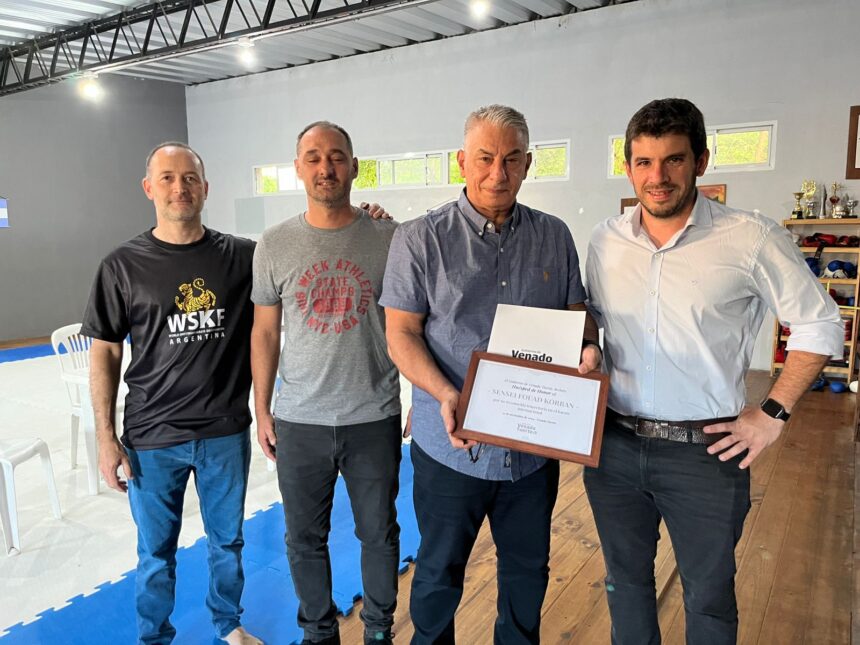 El deporte como filosofía de vida: declararon “Huésped de Honor” a destacado instructor de karate El deporte como filosofía de vida: declararon “Huésped de Honor” a destacado instructor de karate
