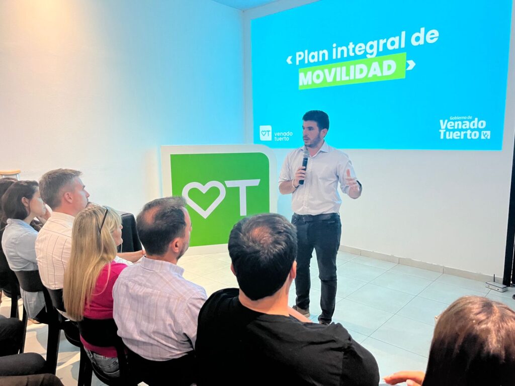 Por una Ciudad Sostenible: el Gobierno de Venado Tuerto presentó su Plan Integral de Movilidad