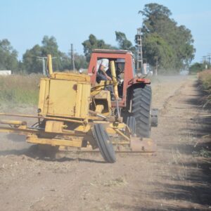 “Caminos Productivos”: avanza el reacondicionamiento de traza desde Alem y ruta 8 hacia el sur