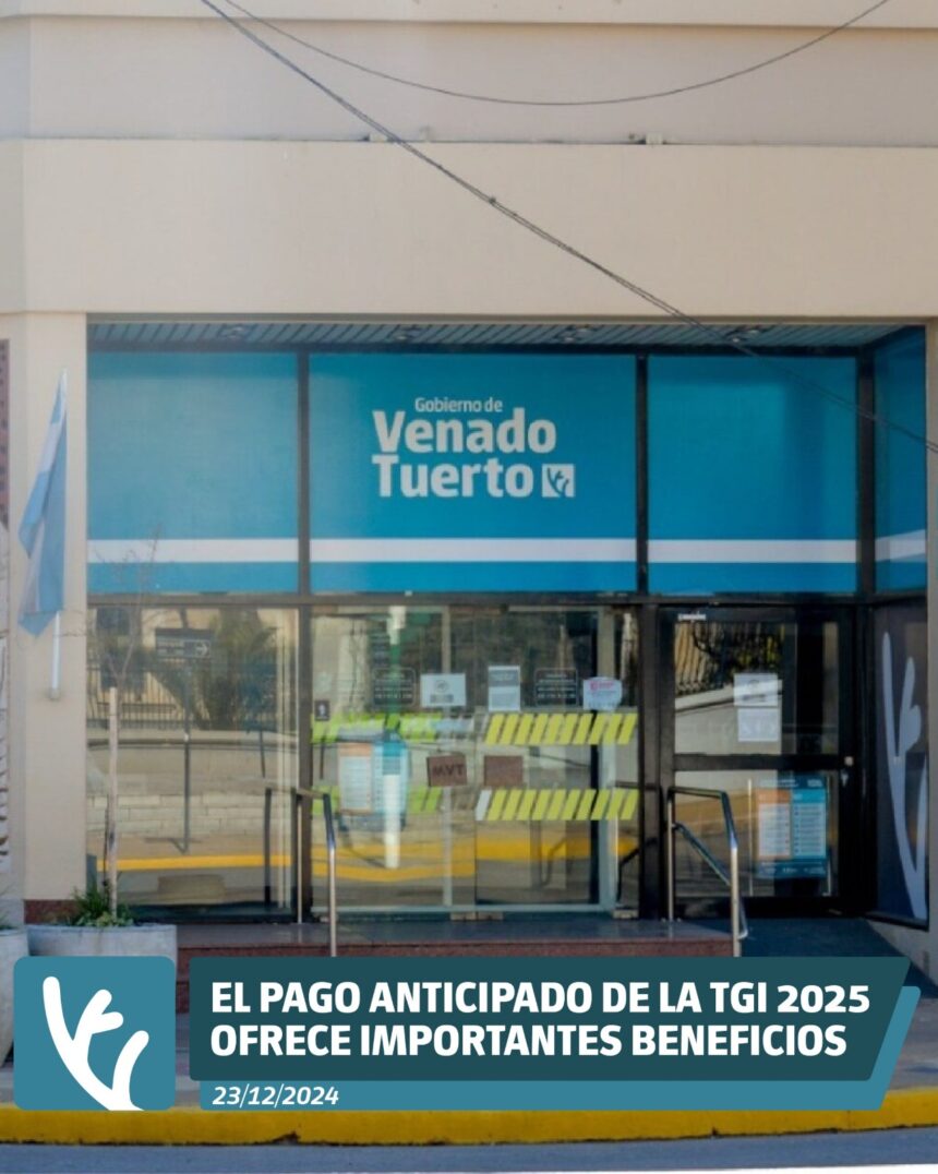 El pago anticipado de la TGI 2025 ofrece importantes beneficios