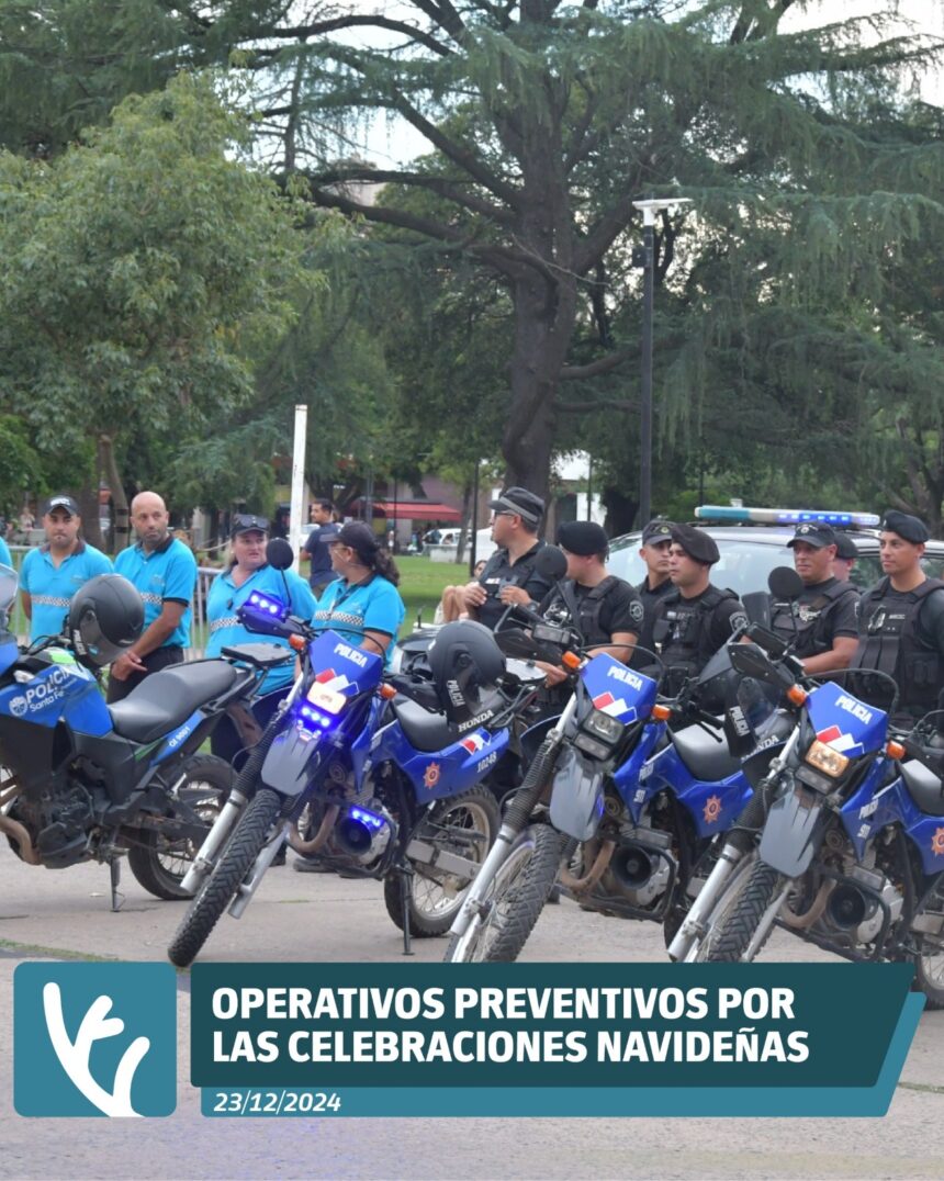 Operativos preventivos por las celebraciones navideñas