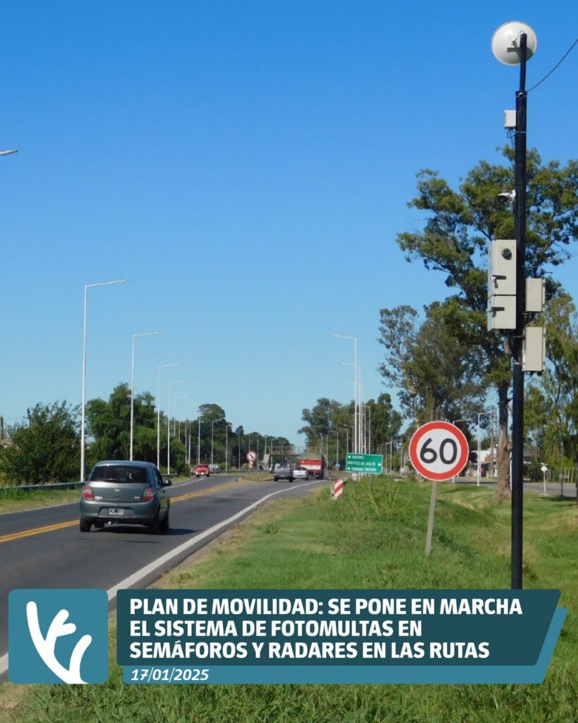 Plan de Movilidad: todo listo para poner en marcha el Sistema de Fotomultas en semáforos y radares en rutas