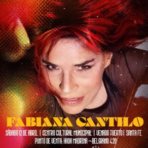 Un espectáculo imperdible: Fabiana Cantilo, la reina del rock nacional, actuará en el Centro Cultural Municipal